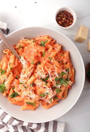 Penne Pasta with Vegan Vodka Sauce