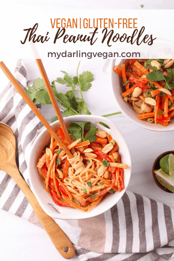 Thai Vegan Peanut Noodles