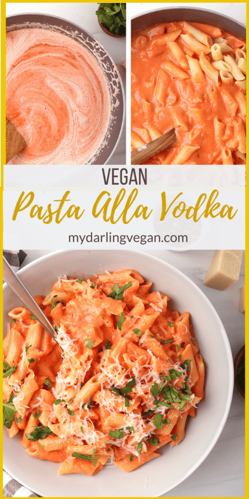 This deliciously creamy Penne Pasta with Vegan Vodka Sauce is so rich and decadent that you'd never guess it was dairy free! Penne noodles are tossed in a mildly spicy tomato cashew cream sauce for a restaurant quality dish made in the comfort of your home.