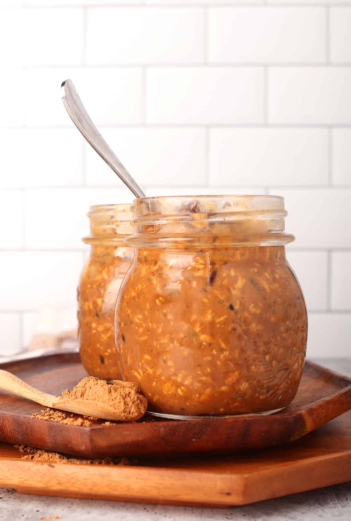 Chocolate Peanut Butter Overnight Oats-image