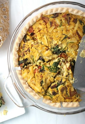 Vegan Quiche Lorraine