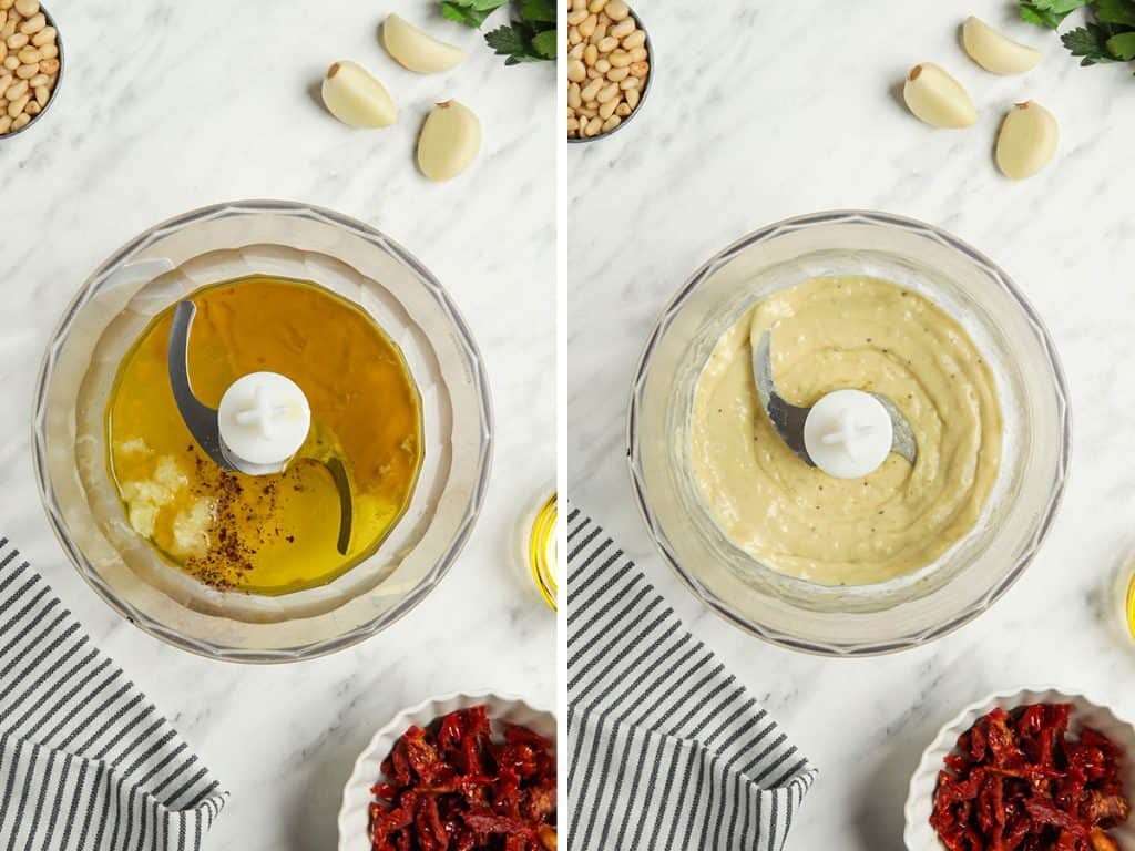 blended tahini vinaigrette 