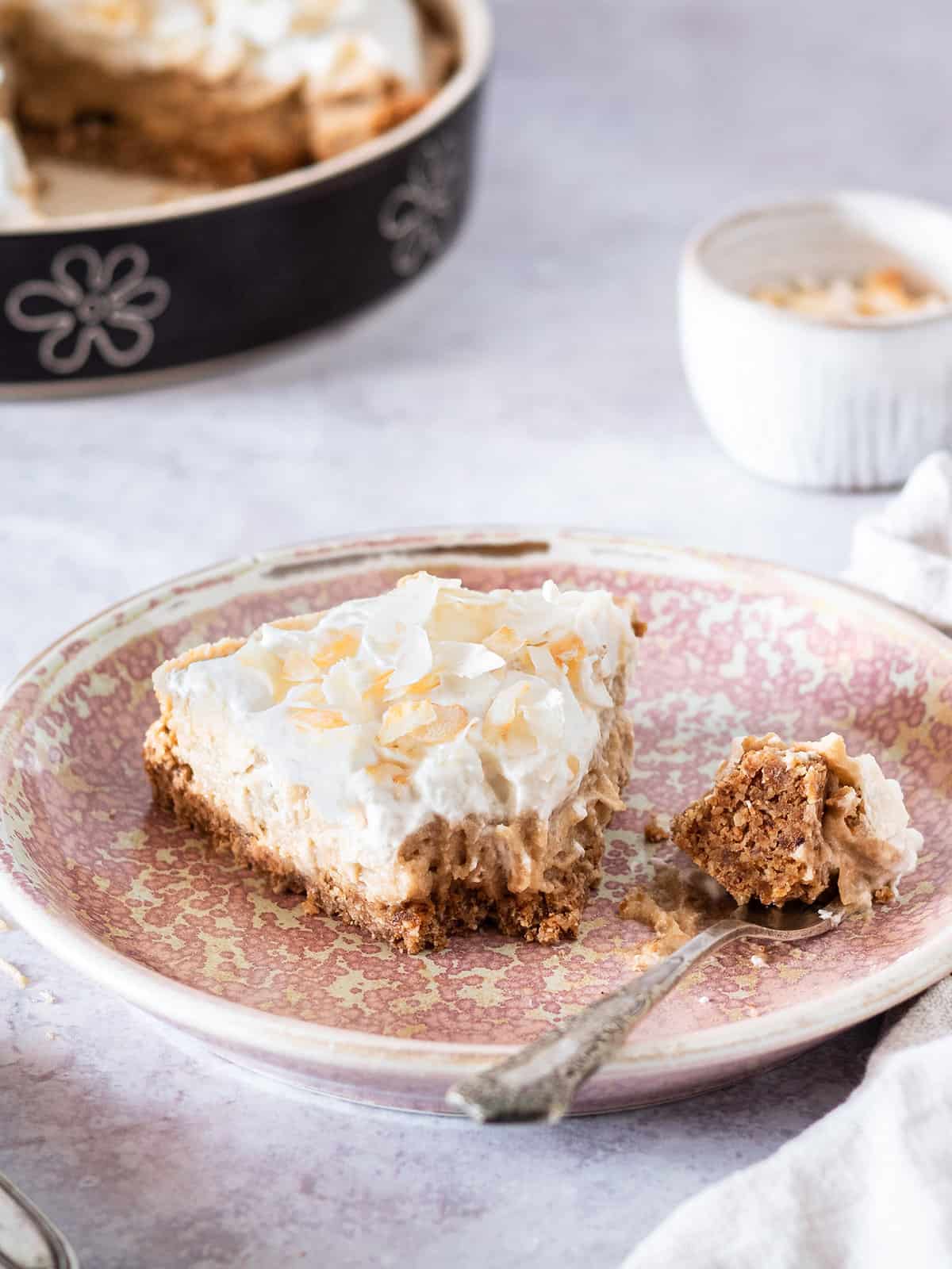 healthy coconut cream pie