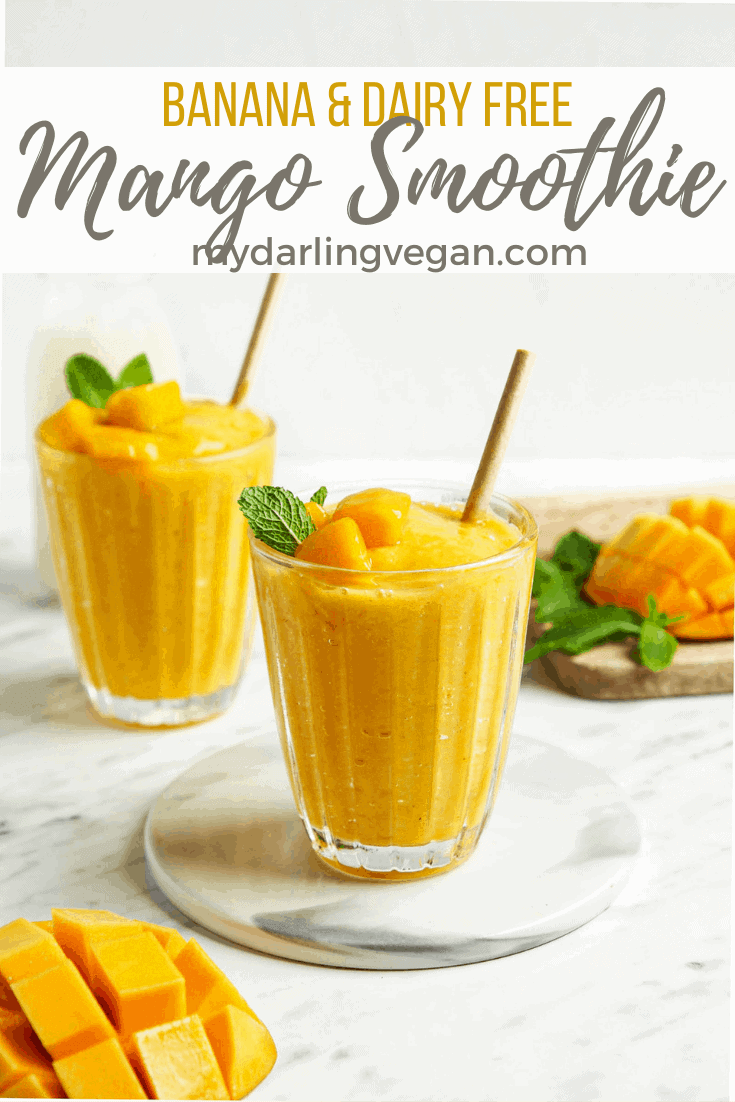 Mango Smoothie (6 Ingredients!) My Darling Vegan