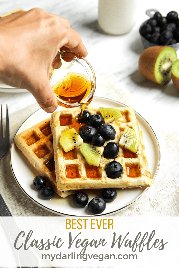 Classic Vegan Waffle My Darling Vegan