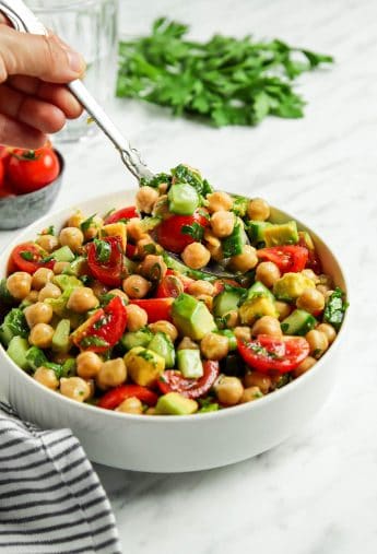 10-Minute Chickpea Salad