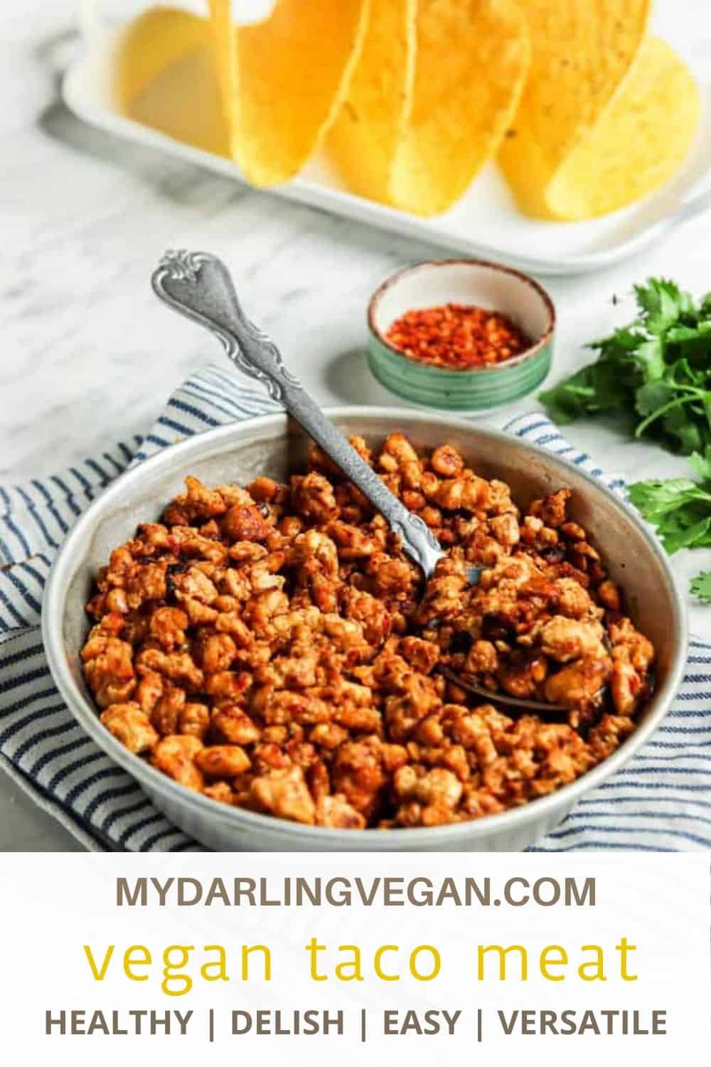 10 Minute Vegan Taco Meat w/ Tempeh My Darling Vegan