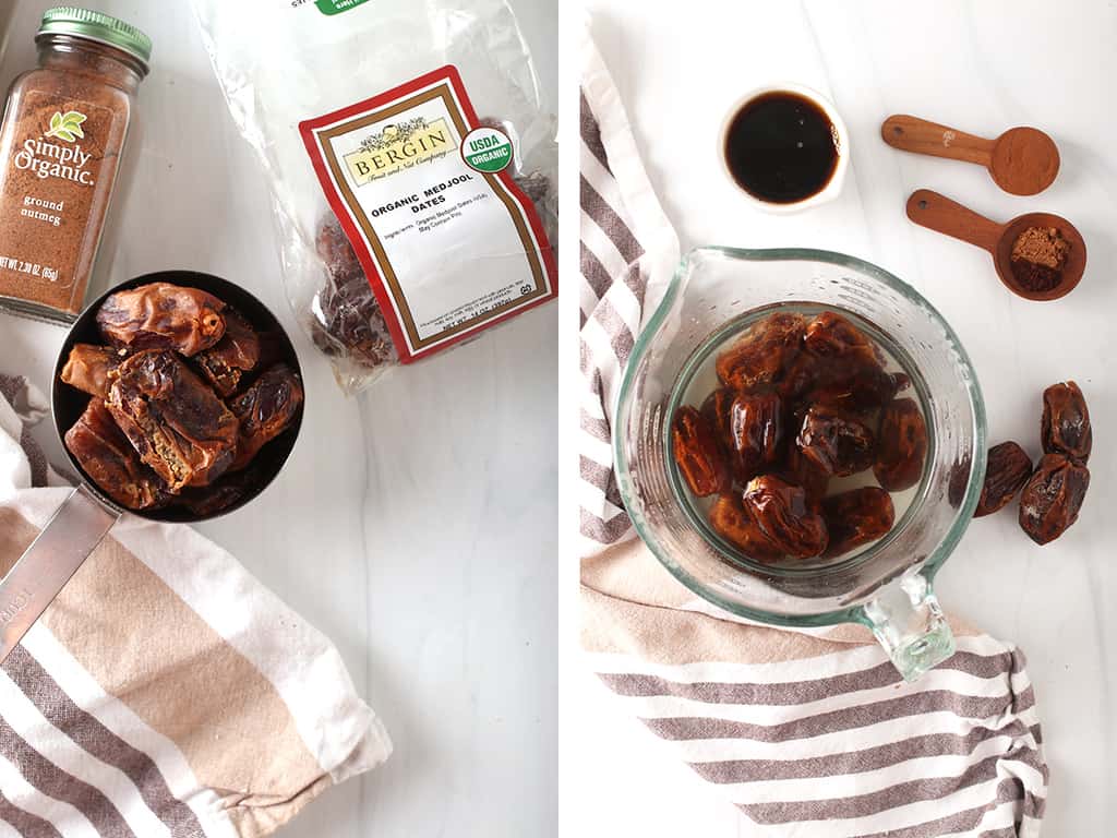 soaking dates in water