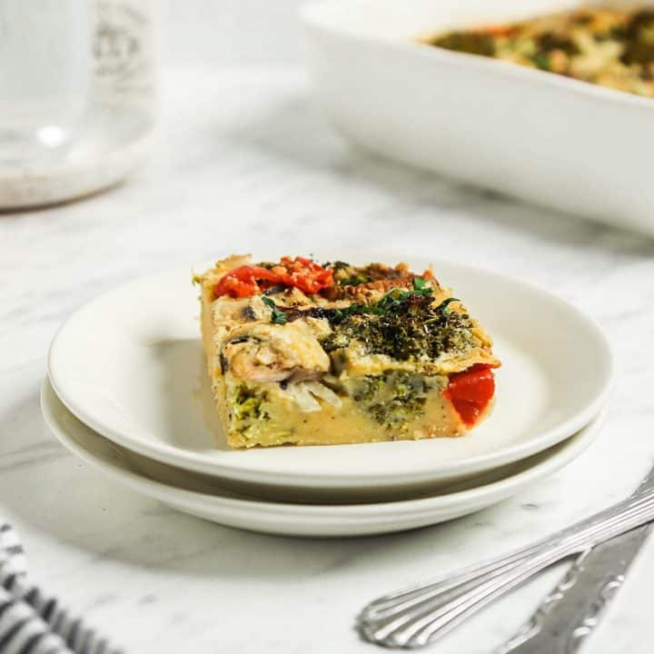 Vegan Breakfast Casserole (Eggless) - My Darling Vegan