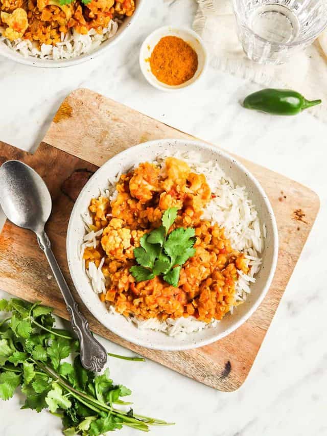 Lentil Cauliflower Curry