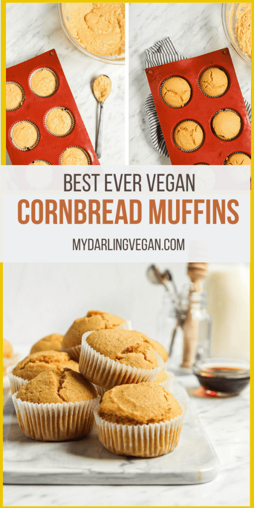 Vegan Cornbread Muffins – My Darling Vegan