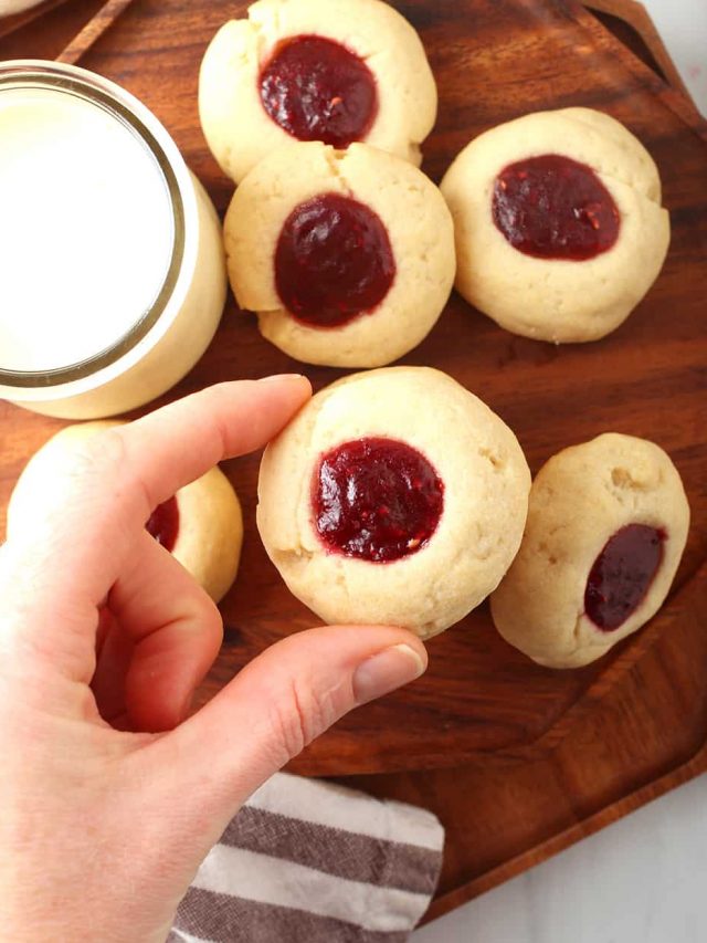 Vegan Thumbprint Cookies