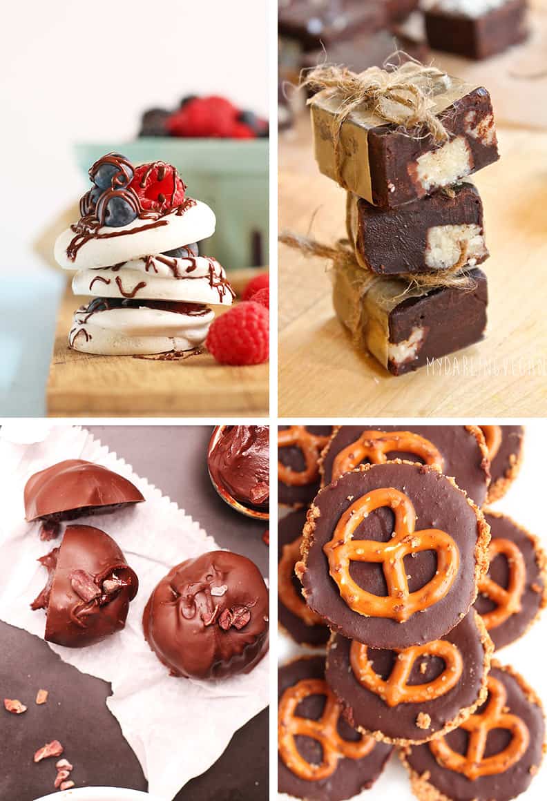 Fudge, truffles, and mini tarts