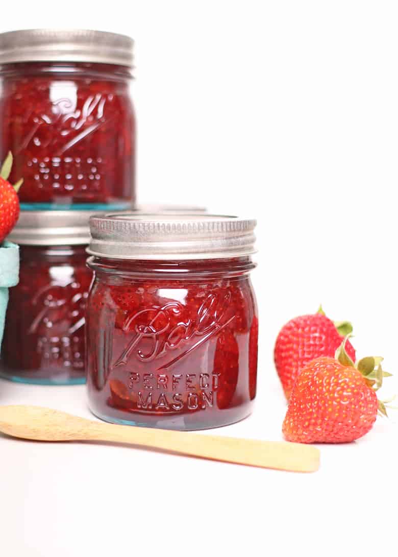 Homemade strawberry jam