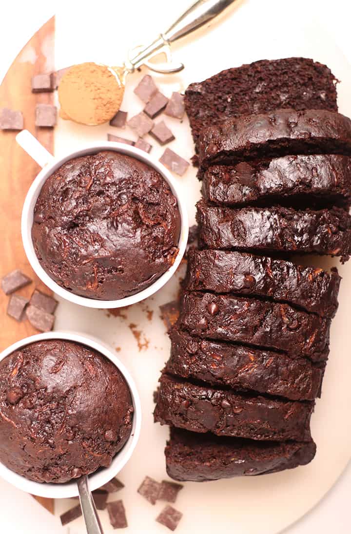 Chocolate zucchini loaf 