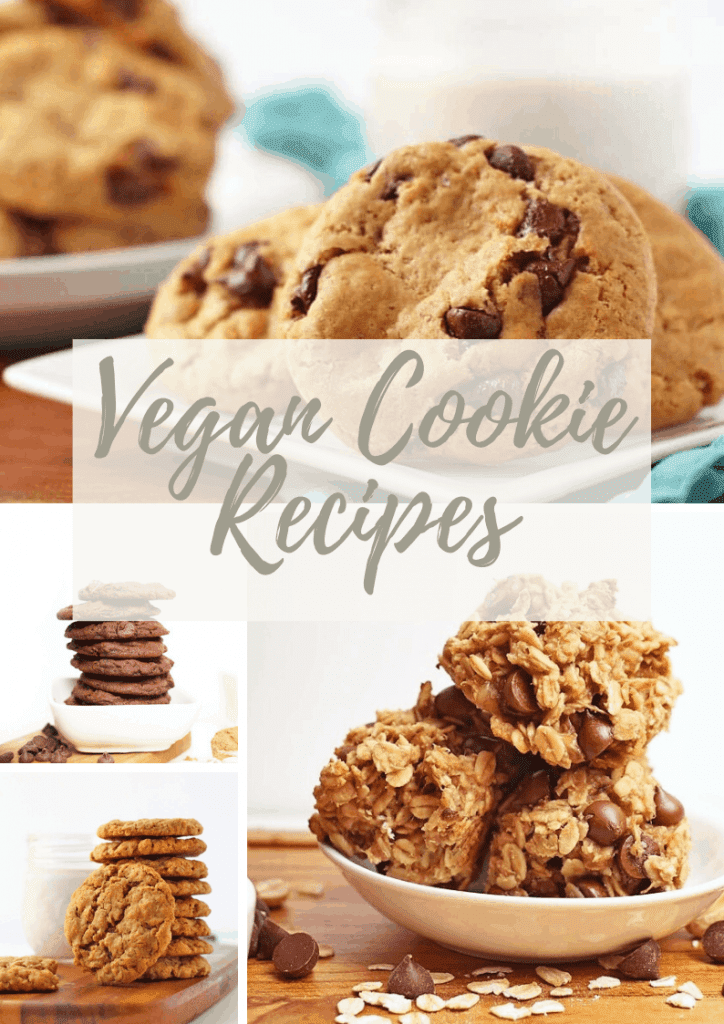 30 of the BEST Vegan Cookie recipes for all your get-togethers this year.  Learn how to veganize any cookie by following the recipes in this guide below. Chocolate Chip Cookies, Oatmeal Cookies, Double Chocolate, and more