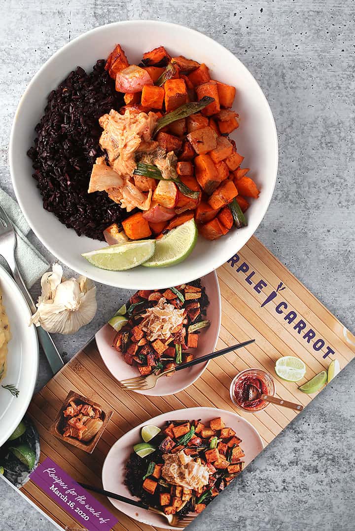 Sweet potatoes and wild rice