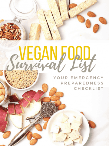 Need help preparing for an emergency? Let me help with My Darling Vegan's official Survival Food List. Find out the essential vegan staples, pantry items, and non-food items everyone should have during a crisis.