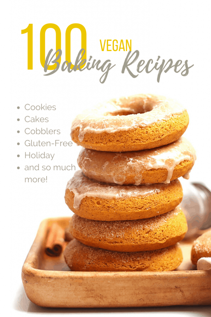 The BEST vegan baking recipes - a roundup of 100 vegan baking recipes to make right from your own home! From morning pastries to desserts, you'll find exactly what you need right here. 100% plant-based!