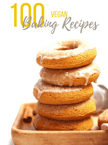 The BEST vegan baking recipes - a roundup of 100 vegan baking recipes to make right from your own home! From morning pastries to desserts, you'll find exactly what you need right here. 100% plant-based!