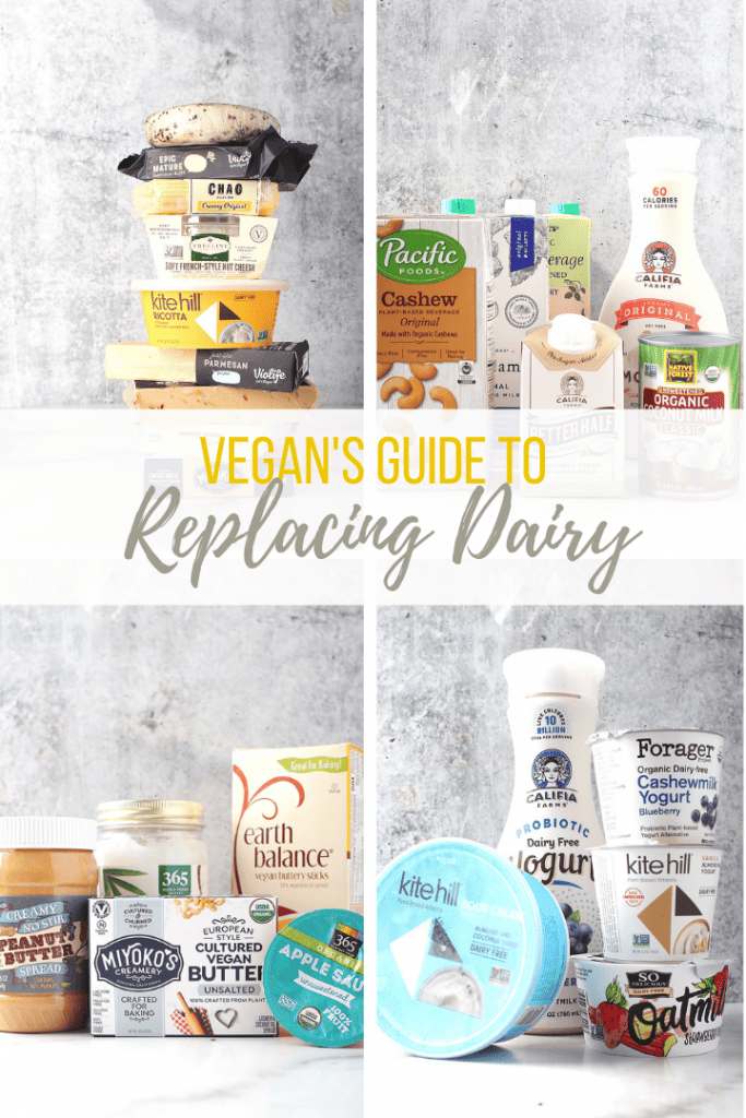 Finding dairy substitutions may be the biggest obstacle for people wanting to eat a vegan diet. Here is your complete guide to replacing dairy. With so many store bought and homemade options, going vegan has never been easier!